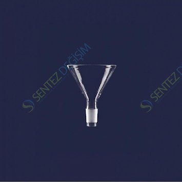 ISOLAB 041.08.100 Huni - Toz Form İçin - Cam - Erkek Şilif : NS 24/29 - 100 mm