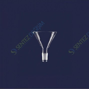 ISOLAB 041.08.080 Huni - Toz Form İçin - Cam - Erkek Şilif : NS 19/26 - 80 mm