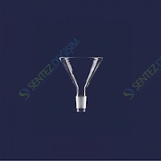 ISOLAB 041.08.060 Huni - Toz Form İçin - Cam - Erkek Şilif : NS 14/23 - 60 mm