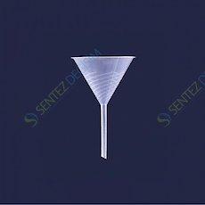 ISOLAB 041.04.080 Genel Amaçlı Huni - P.P - Yivli - Uzun Saplı Ø80 mm