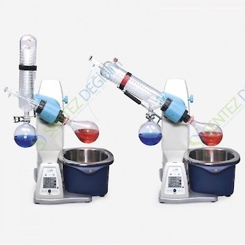 ISOLAB 605.01.001 Evaporatör, Rotary, Dik Tip