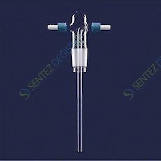 ISOLAB 065.67.022 Gaz Yıkama Şişesi - Frit Diskli - P.P Yan Kollu