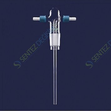 ISOLAB 065.67.022 Gaz Yıkama Şişesi - Frit Diskli - P.P Yan Kollu