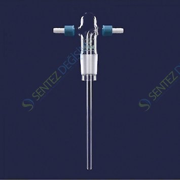 ISOLAB 065.67.002 Gaz Yıkama Şişesi - Frit Disksiz - P.P Yan Kollu