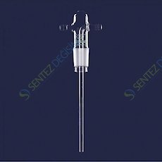 ISOLAB 065.67.001 Gaz Yıkama Şişesi - Frit Disksiz - Cam Yan Kollu