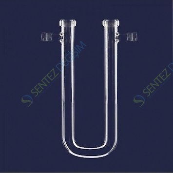 ISOLAB 065.62.180 Kurutma Tüpü - U Şekilli - 180 mm - Çap : 18 mm - Dişi Şilif : NS 19/26