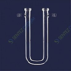 ISOLAB 065.62.130 Kurutma Tüpü - U Şekilli - 130 mm - Çap : 13 mm - Dişi Şilif : NS 14/23