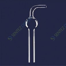 ISOLAB 065.60.150 Kurutma Tüpü - Eğimli - 150 mm - Çap 13 mm