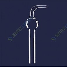 ISOLAB 065.60.100 Kurutma Tüpü - Eğimli - 100 mm - Çap 13 mm