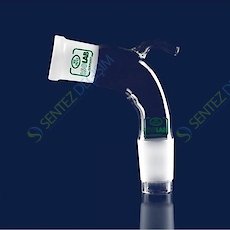 ISOLAB 065.33.029 Adaptör - Aktarım - Eğimli Vakumlu - Dişi Şilif : NS 29/32 - Erkek Şilif : NS 29/32