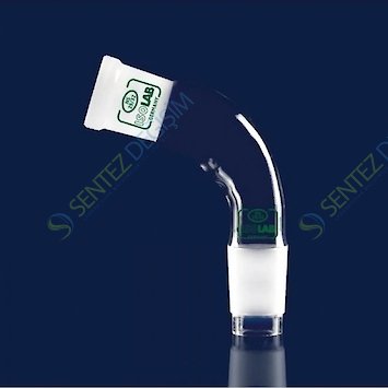 ISOLAB 065.32.014 Adaptör - Aktarım - Eğimli - Dişi Şilif : NS 14/23 - Erkek Şilif : NS 14/23