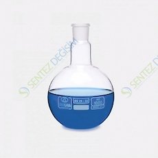 ISOLAB 030.01.902 Balon - Cam - Dibi Düz - Şilifli - 2000 ml - NS 29/33