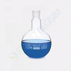 ISOLAB 030.01.251 Balon - Cam - Dibi Düz - Şilifli - 250 ml - NS 24/29