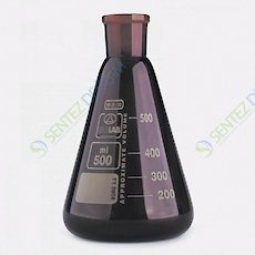 ISOLAB 028.11.901 Erlen - Cam - Şilifli - Amber - 1000 ml - NS 29/32