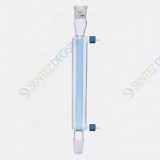 ISOLAB 033.12.403 Soğutucu - Düz - 400 mm - Dişi Şilif : NS 29/32 - Erkek Şilif : NS 29/32 - P.P Yan Kol