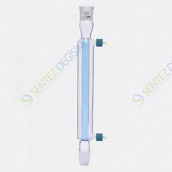 ISOLAB 033.12.402 Soğutucu - Düz - 400 mm - Dişi Şilif : NS 24/29 - Erkek Şilif : NS 24/29 - P.P Yan Kol