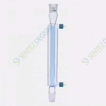 ISOLAB 033.12.253 Soğutucu - Düz - 250 mm - Dişi Şilif : NS 29/32 - Erkek Şilif : NS 29/32 - P.P Yan Kol