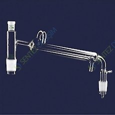 ISOLAB 065.56.003 Destilasyon Bağantısı Kondenserli Vakum Adaptörlü Erkek Şilif : NS 29/32 Dişi Şilif 14/23 Soğutucu Uzunluğu 250 mm