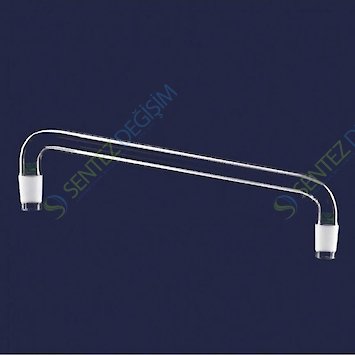 ISOLAB 065.52.014 Destilasyon Bağlantısı - Standart - Kondensersiz - Erkek Şilifler : NS 29/32 - Gövde Uzunluğu 150 mm