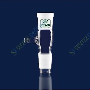 ISOLAB 065.34.014 Adaptör - Aktarım - Düz - Dişi Şilif : NS 14/23 - Erkek Şilif : NS 14/23