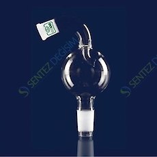 ISOLAB 065.48.001 Adaptör - Sıçrama Başlığı (Sıçrama Tutucu) - Erkek Şilif NS 14/23 - Dişi Şilif : NS 14/23