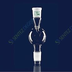 ISOLAB 065.47.001 Adaptör - Sıçrama Başlığı (Sıçrama Tutucu) - Erkek Şilif NS 14/23 - Dişi Şilif 14/23