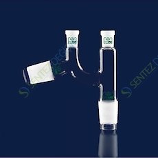 ISOLAB 065.46.006 Adaptör - Claisen Başlığı - Erkek Şilif NS 29/32 - Dişi Şilif 14/23 - Açılı Erkek Şilif NS 29/32