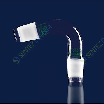 ISOLAB 065.37.029 Adaptör - Alım - Sade - Eğimli 75 Derece Açılı - Erkek Şilif : NS 29/32