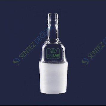 ISOLAB 065.22.029 Adaptör - Nozül - Düz - Musluksuz - Çap 10 mm - Dişi Şilif : NS 29/32