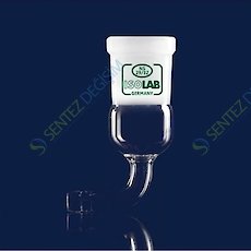 ISOLAB 065.29.029 Adaptör - Düz - Musluklu - Çap 10 mm - Dişi Şilif : NS 29/32