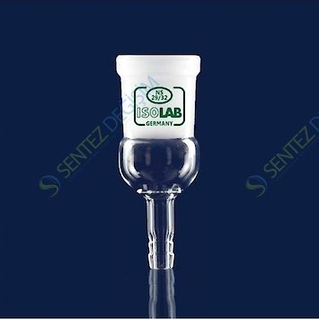 ISOLAB 065.28.029 Adaptör - Düz - Musluklu - Çap 10 mm - Dişi Şilif : NS 29/32