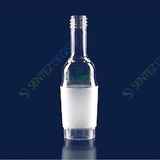 ISOLAB 065.19.293 Adaptör - Vida Dişli - Musluksuz - Düz - Cam - Erkek Şilif : NS 29/32 - GL 25