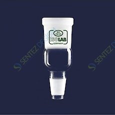 ISOLAB 064.11.008 Adaptör - Genişletme Amaçlı - Dişi Şilif: NS34/35 - Erkek Şilif : NS19/26