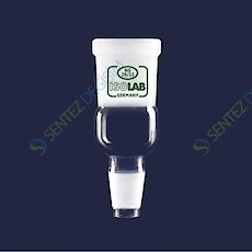 ISOLAB 064.11.002 Adaptör - Genişletme Amaçlı - Dişi Şilif: NS19/26 - Erkek Şilif : NS14/23