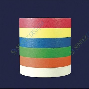 ISOLAB 099.02.011 Etiket - Şerit - Rulo - Beyaz