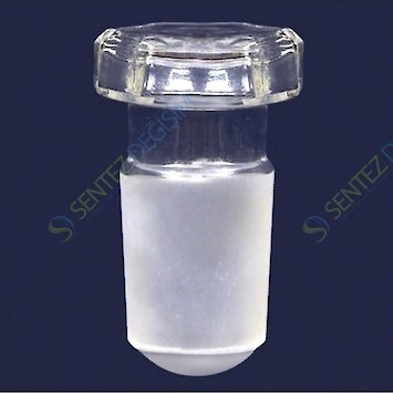 ISOLAB 051.03.002 Tıpa - Cam - Şeffaf - Hexagonal Kapaklı - NS 12/21