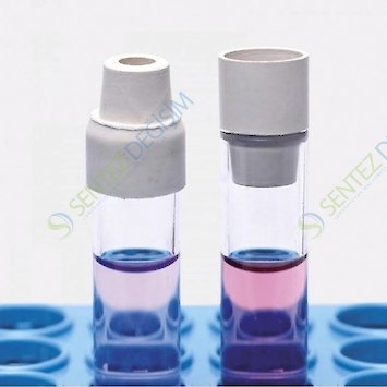 ISOLAB 051.26.004 Tıpa - Çift Yönlü - Silikon - 14,9 mm Taban Çapı 10 Adet / Paket