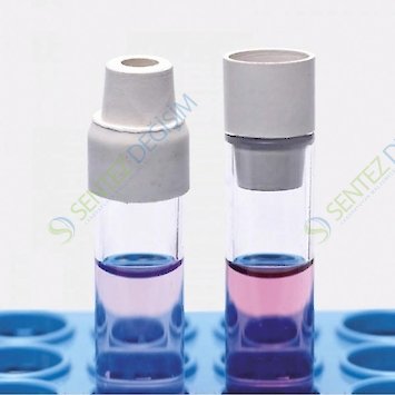 ISOLAB 051.26.001 Tıpa - Çift Yönlü - Silikon - 7,1 mm Taban Çapı 10 Adet / Paket