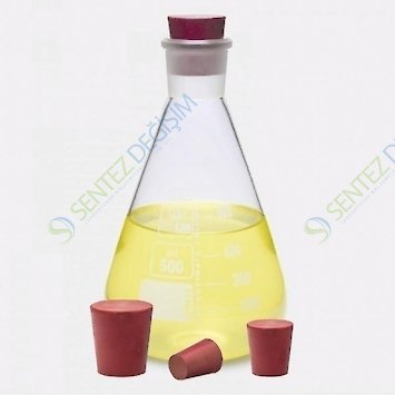 ISOLAB 051.20.022 Tıpa - Kauçuk - 79,0 x 92,0 mm Çap - 65 mm H