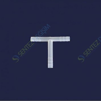 ISOLAB 052.24.006 Hortum Bağlantı Parçası - T Form - 6 mm Çap
