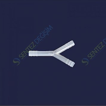 ISOLAB 052.23.008 Hortum Bağlantı Parçası - Y Form - 8 mm Çap