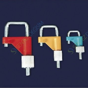 ISOLAB 052.15.020B Hortum Kıskacı - Vidalı - Max.20 mm Boru Çapı - Mavi