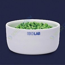 ISOLAB 038.21.060 Yakma Kabı - Porselen - Silindirik - Çap 60 mm