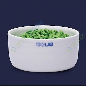 ISOLAB 038.21.060 Yakma Kabı - Porselen - Silindirik - Çap 60 mm