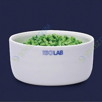 ISOLAB 038.21.050 Yakma Kabı - Porselen - Silindirik - Çap 50 mm