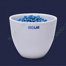 ISOLAB 038.14.L40 Kroze - Porselen - Kısa Form - Çap 40 mm