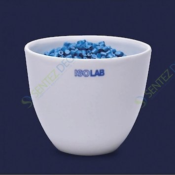 ISOLAB 038.14.L40 Kroze - Porselen - Kısa Form - Çap 40 mm