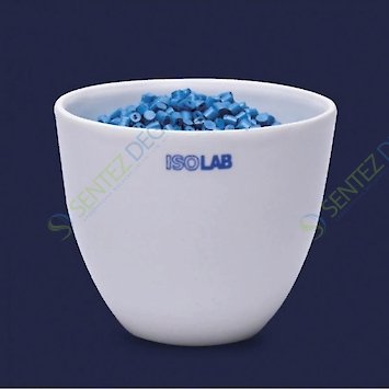 ISOLAB 038.14.L30 Kroze - Porselen - Kısa Form - Çap 30 mm