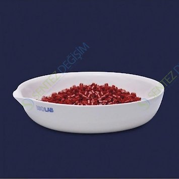 ISOLAB 038.11.060 kapsül - porselen - dibi düz - çap 60 mm (6 adet)