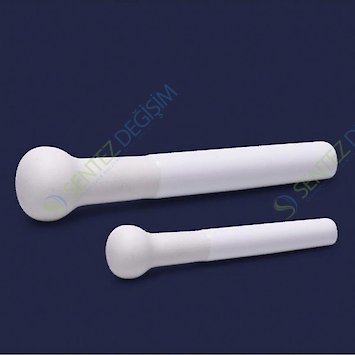 ISOLAB 038.03.115 tokmak - porselen - 115 mm (1 adet)